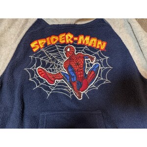 Sudadera con capucha de Spider-Man vintage, forro polar, talla 4T imagen 2