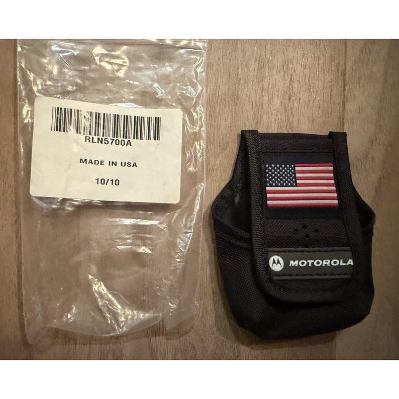 Custodia per cercapersone Motorola con passante per cintura, bandiera americana RLN5700A immagine 1