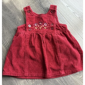 Burgundy Corduroy Jumper - Etsy