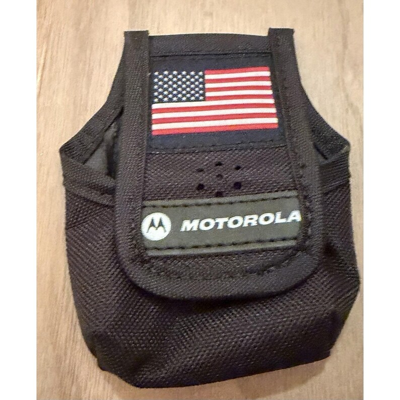 Custodia per cercapersone Motorola con passante per cintura, bandiera americana RLN5700A immagine 2