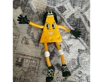Green Bay packers bendable cheese wedge