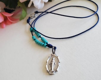 Miraculous Medal necklace, Our Lady Of, The Immaculate Conception, Our Lady Of Grace, Marian Devotional, Blessed Virgin Mary