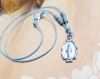 Miraculous Medal necklace, Our Lady Of, The Immaculate Conception, Our Lady Of Grace, Marian Devotional, Blessed Virgin Mary