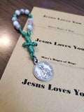 Saint Jude Chaplet, small pocket size, original design, new medal