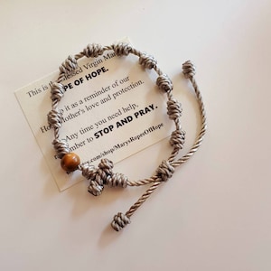 Knotted Rosary bracelet, original design
