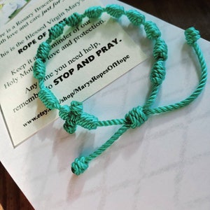 Knotted Rosary Bracelet, more colors just added!, Original design