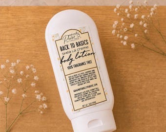 Back to Basics Shea La Creme | Shea Butter Body Cream | Coconut Milk Hand Body Lotion | Fragrance Free & Color Free