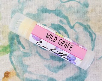 WILD GRAPE: Luxury Lip Butter, Lip Butter, Plant Based Moisturizer, Avocado and Cocoa Butter Formula, Beeswax Free