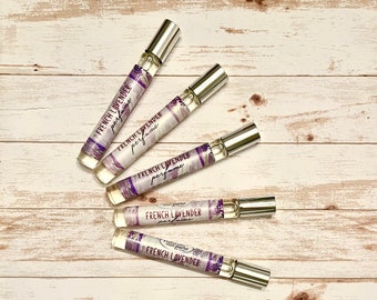 Perfume Oil: Lavender, Roll on Perfume, Natural Perfume Oil, Essential Oil, Moisturizing Perfume, Travel