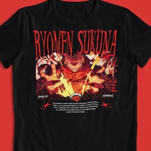 Jujutsu Kaisen: Sukuna – 20% off Anime T-Shirt / Hoodie / Sweater Graphic Tee | King of Curses Streetwear