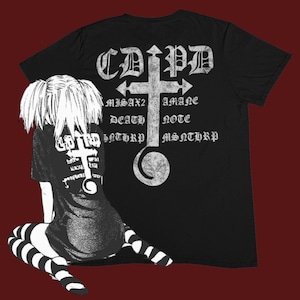 Death Note: Misa Amane (manga shirt design) – Front and Back 20% off Anime y2k T-Shirt / Hoodie / Sweater | Cool Anime Cyber Streetwear