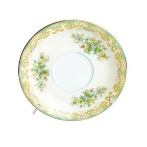 Vintage Noritake Murimura Nippon Adela Gold Rim Floral China Untertasse