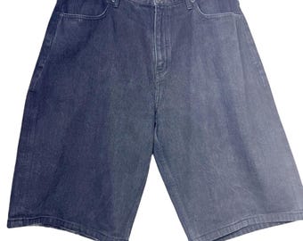 Rocawear メンズ 44 レギュラーフィット ダークブルー デニム ショーツ