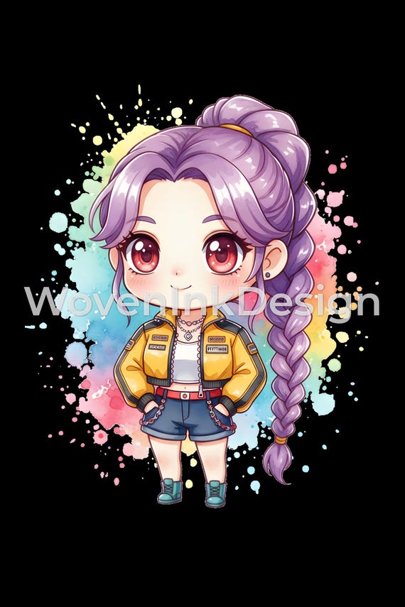 ルミ・ミラ・ゾーイ KPop デーモンハンター 水彩画プリント | デジタル