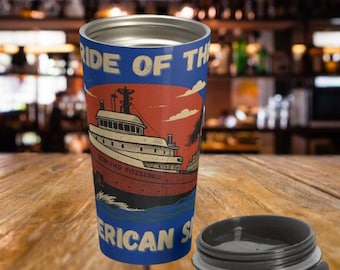 Edmund Fitzgerald Travel Mug | Perfect for Adventurers, Coffee Lovers, Wreck of the Edmund Fitzgerald