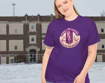 Vintage Meriden Cleghorn Comets Homecoming 67 uniseks zwaar katoenen T-shirt | Retro sport-T-shirt, vrijetijdskleding, cadeau voor hem/haar