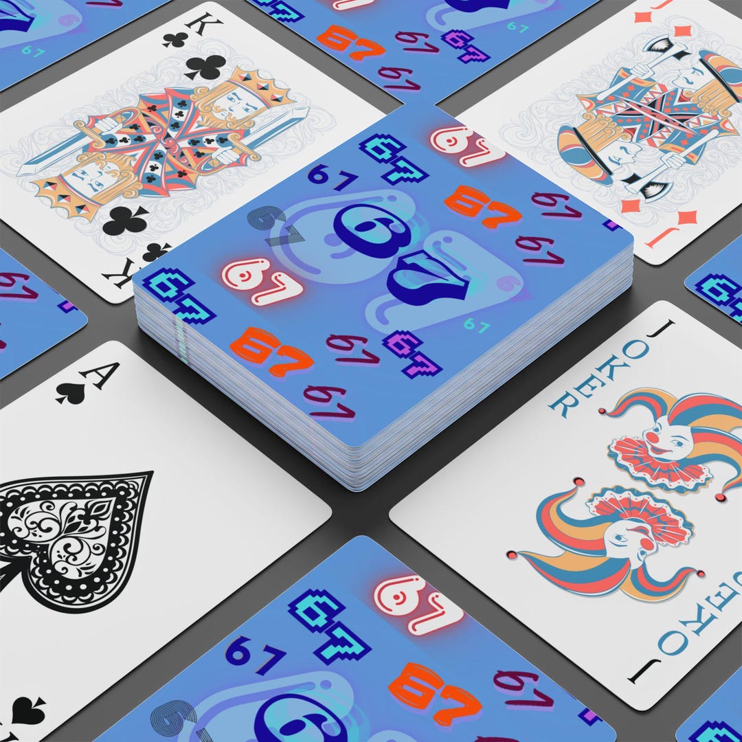 67 Poker Playing Cards - Unique Design for Game Nights, Collectors ...