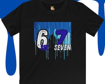 67 Cool Kids Graphic Tee, Birthday Gift, Six Seven Shirt, Fun Casual Wear, Everyday Tee for Boys and Girls