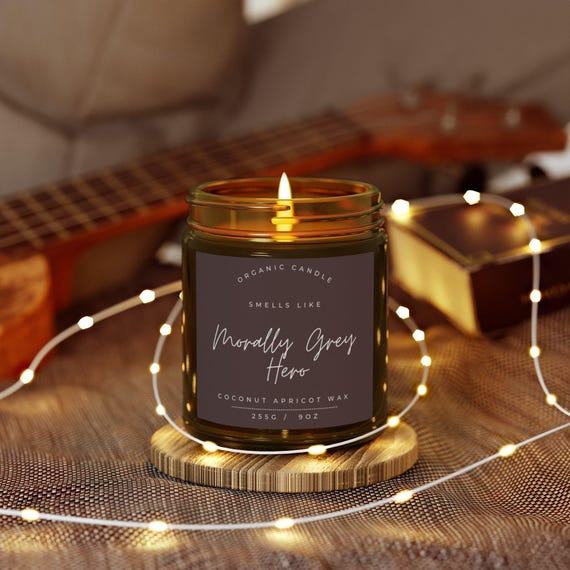 Bio-Sojawachs Duftkerze - Stimmungsaufhellend, Home Decor, Geschenk für Sie, Entspannung, umweltfreundliche Kerze, Geschenk für Buchliebhaber