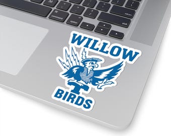 Willow T-Birds Sticker: School Spirit Decal, Laptop/Locker Decoration