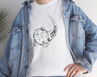 Vintage Comets uniseks zwaar katoenen T-shirt | Retro sport-T-shirt, vrijetijdskleding, cadeau voor hem/haar, comfortabel dagelijks gebruik