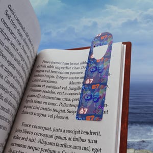 67 Bookmark Fun Gift for Book Lovers, Novelty Bookmark, Meme Accessory, Reading Gift, Collectible Bookmark, 67, six seven, stocking stuffer