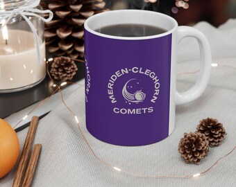 Meriden-Cleghorn Comets Ceramic Mug - Sports Fan Cup, Team Spirit Gift, Coffee Lover's Essential, School Pride, Drinkware