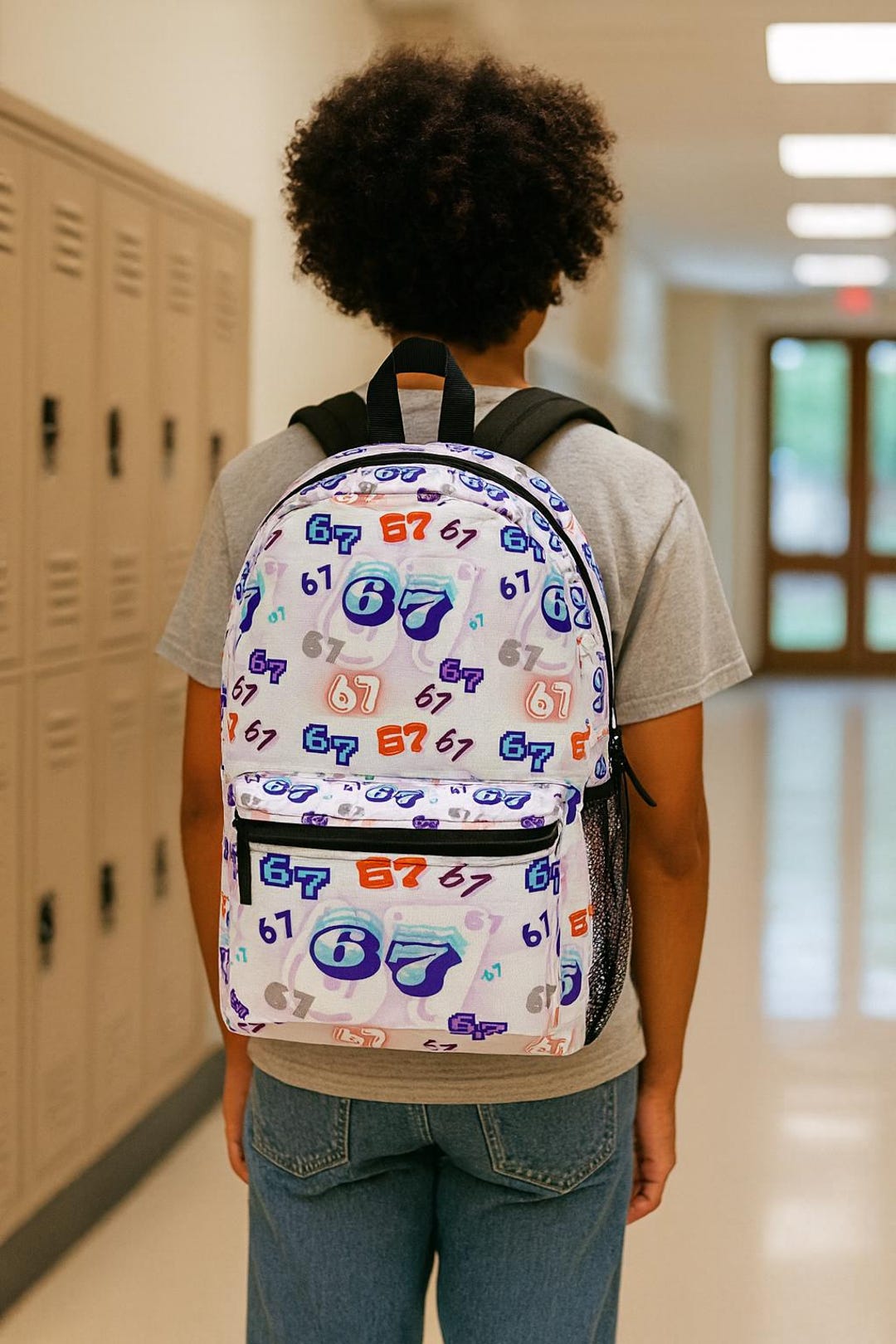 67 Backpack for Kids, Stylish School Bag, Trendy Travel Backpack ...