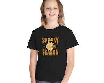 Halloween-spook-T-shirt voor kinderen: Spooky Season Candy Corn-T-shirt