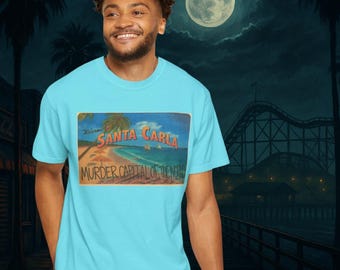 T-Shirt LOST BOYS SANTA CARLA Horror Anni '80 - Uomo Cotone - Taglie S-XXXXXL