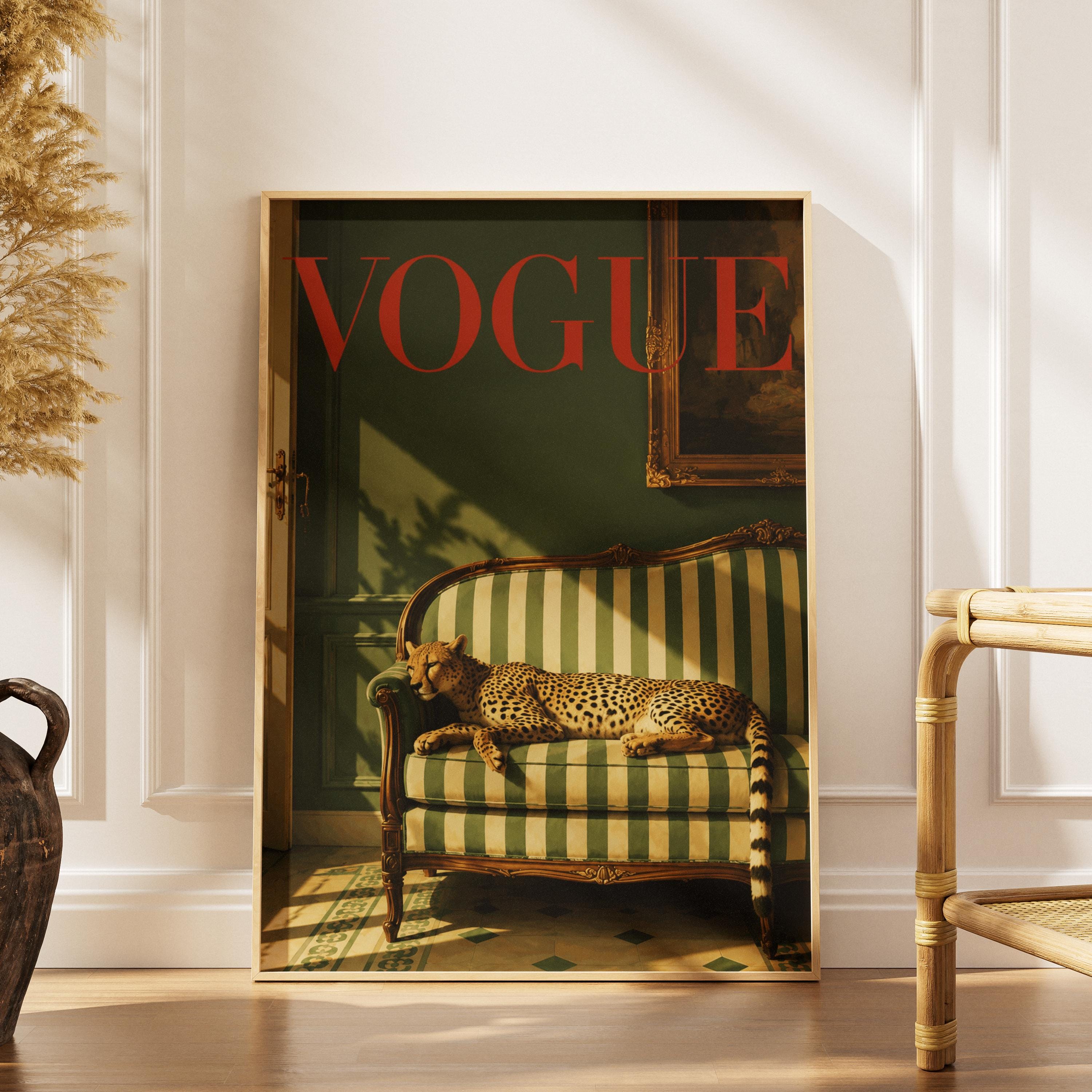 Tiger Vogue Poster - Etsy Canada