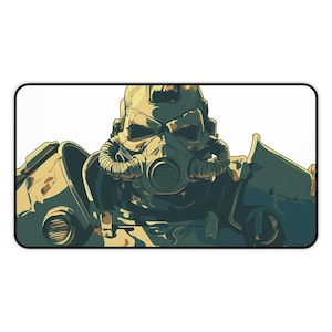 Fallout-Inspired Desk Mat, Gaming Mouse Pad, Office Decor, Geek Gifts, Personalized Desk Accessories