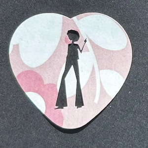 2 corazones de la paz hechos a mano: troquelados para álbumes de recortes, tarjetas, imágenes prediseñadas, diarios, páginas de libros antiguos, arte de la paz, símbolo de la paz