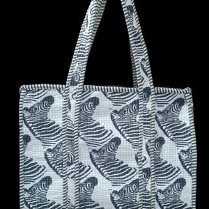 Printed Cotton Tote – Handmade & Eco-Friendly designed by Rajasthani print