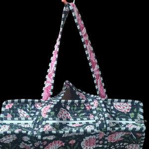 Printed Cotton Tote – Handmade & Eco-Friendly designed by Rajasthani print