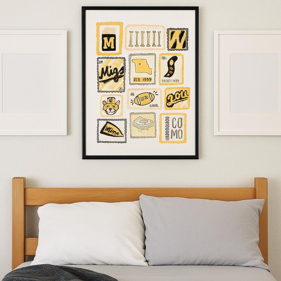 Mizzou Stamp Poster Print Digital Download Mizzou Digital Download