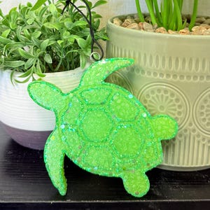sea turtle car freshie | car air freshener | air freshener | hanging car air freshener | car freshy | smelly