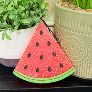 watermelon slice car freshie | car freshie | car air freshener | air freshener | hanging car air freshener | car freshy | summer