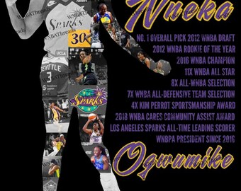 Nneka Ogwumike Los Angeles Sparks Instant Digital Download | PNG