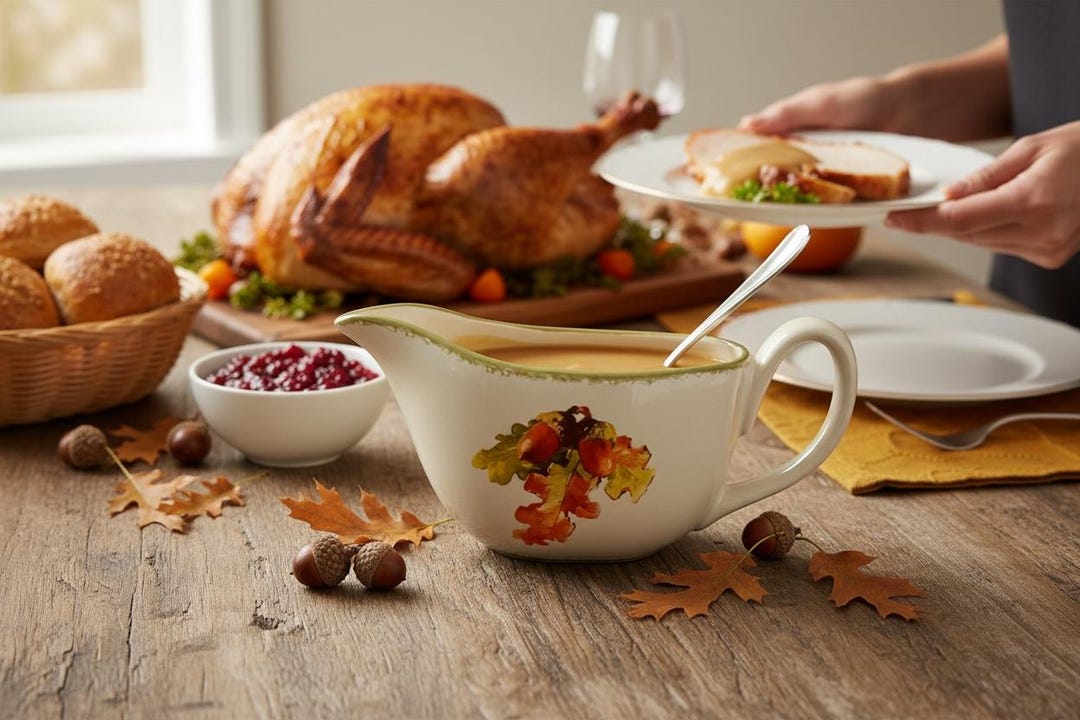 Splendor Water Thanksgiving Tina Higgins Splendor Gravy Boat – Park Designs Fall Leaves – 8 Inch ...