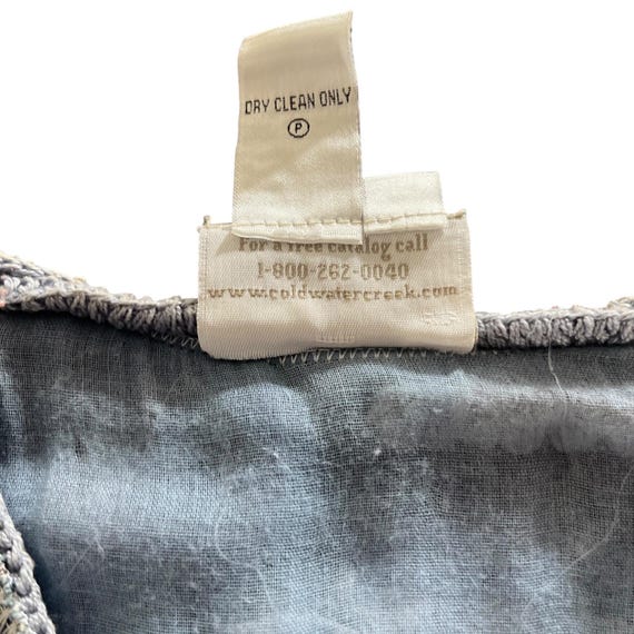 Coldwater Creek Patchwork Crochet Jacket – Vintag… - image 15