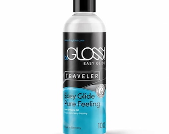 beGLOSS Easy Glide 100ml Latex Dressing Aid | Silicone Latex Lubricant for Catsuits, Leggings & Gloves | Free Wash Sample