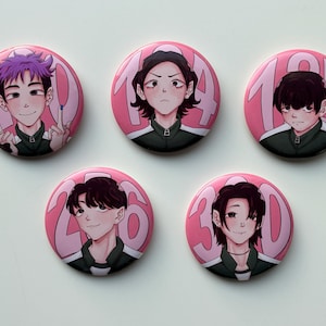 Team Thanos Pinback Button Badges