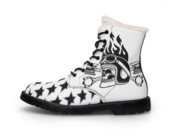 Women's Fur and Leather Boots