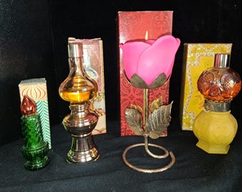Avon lamp collection 4 pc