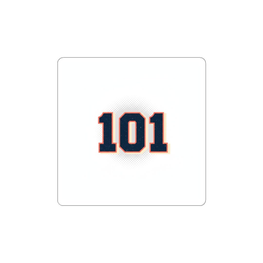 101 Number Meme Kiss-cut Stickers | Viral Number Meme Design, Haunted ...