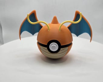 Fan-Inspired Pokemon monster ball - Dragonite- N3D