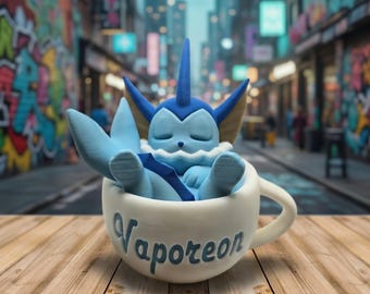 Fan-Inspired Pokemon cup - Vaporeon