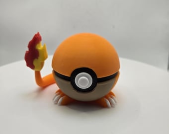 Fan-Inspired Pokemon monster ball - Charmander - N3D