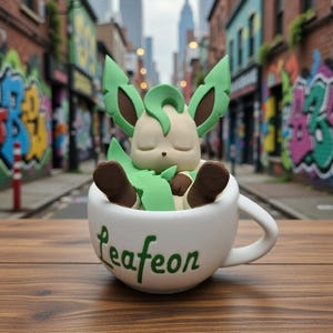 Faninspirerad Pokémon-kopp - Leafeon